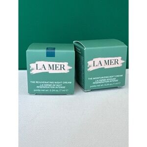 La Mer day soft and‎ night cream bundle. Travel size authentic and new sealed